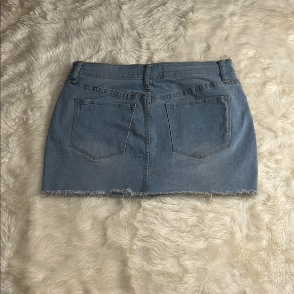 Denim Mini Skirt - Picture 3 of 6